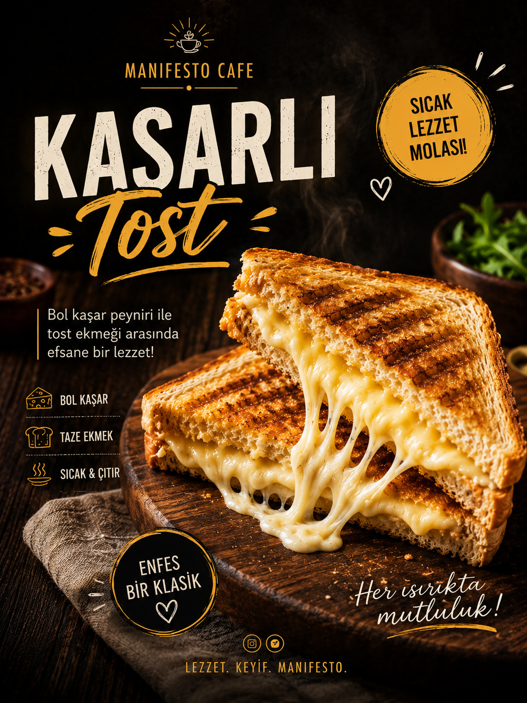kaşarlı tost