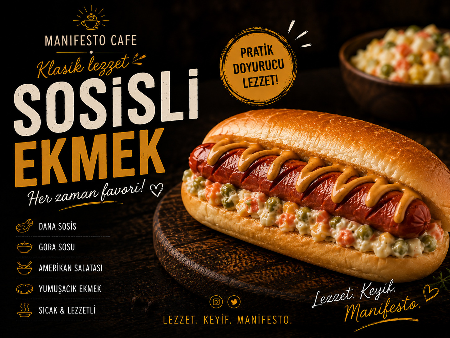 goralı sosisli